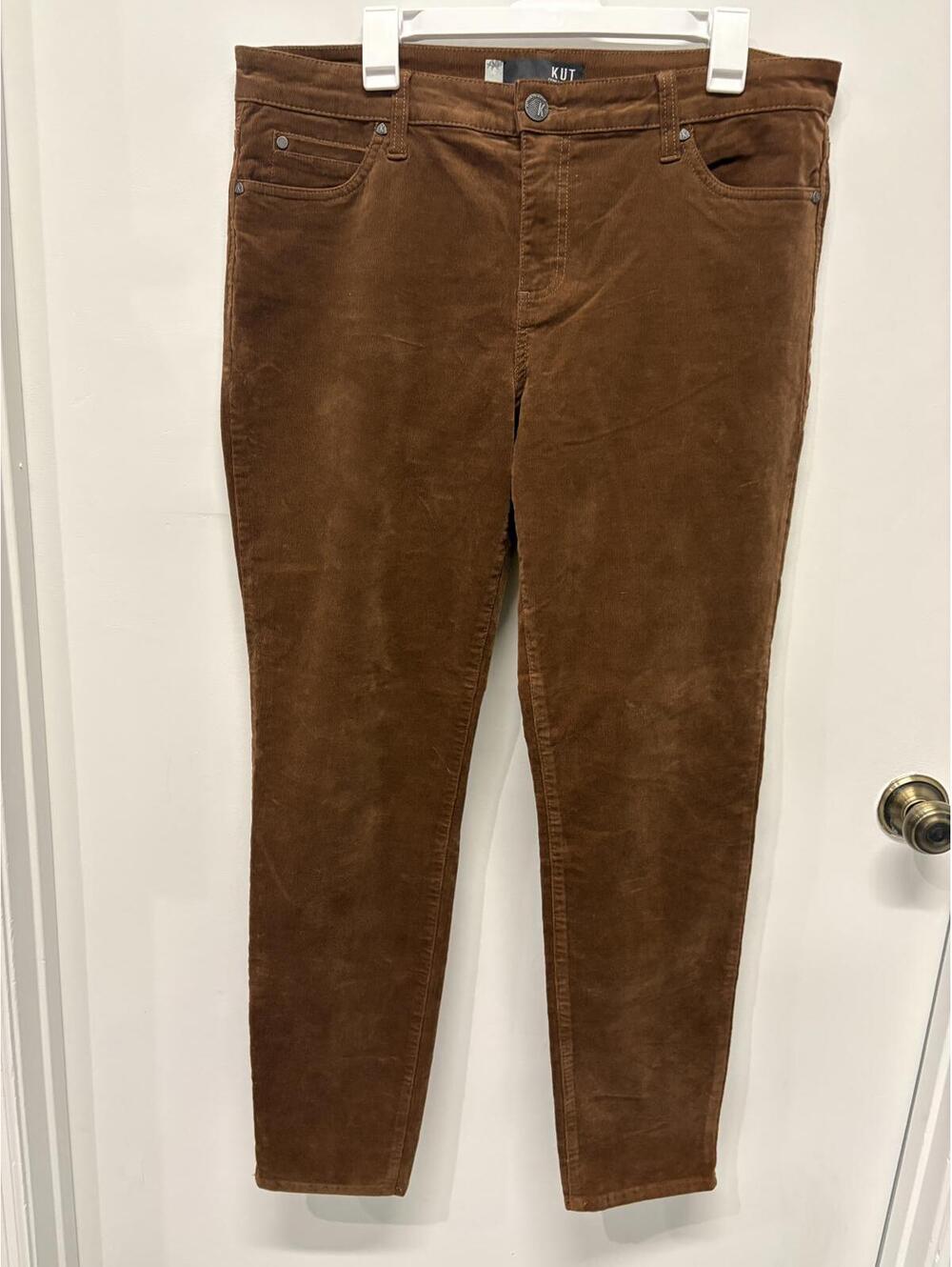 KUT from the Kloth Women's Brown Corduroy Pants Size 16